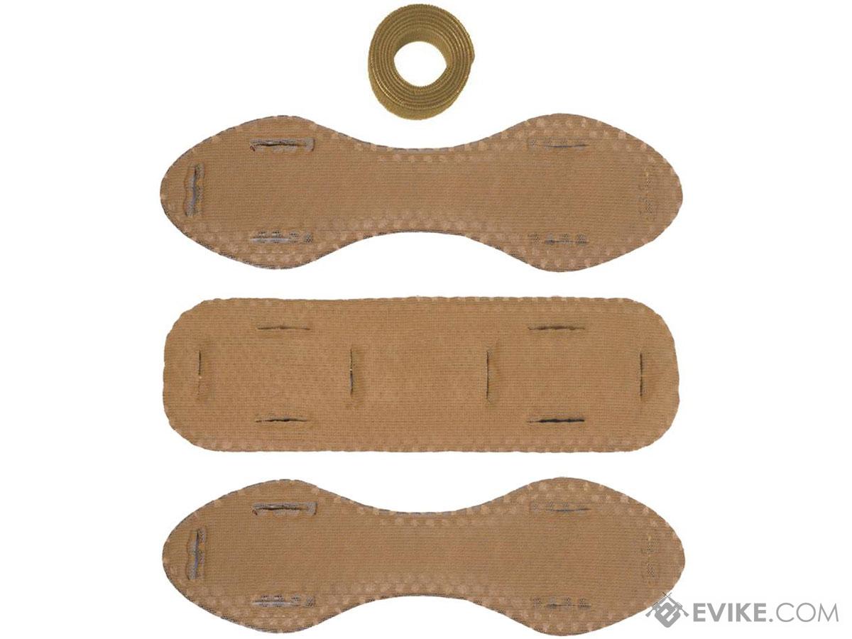 Qore Performance IceVents Aero Breathable Stand Off Ventilation Padding for Military & Police Duty Belts and Tool Belts (Color: Coyote Brown / 3 Pack)