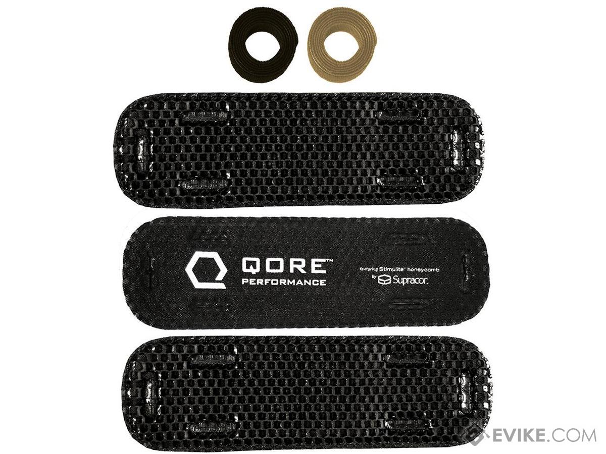 Qore Performance IceVents Universal Breathable Stand Off Ventilation Padding for Military & Police Duty Belts and Tool Belts (Color: Black)