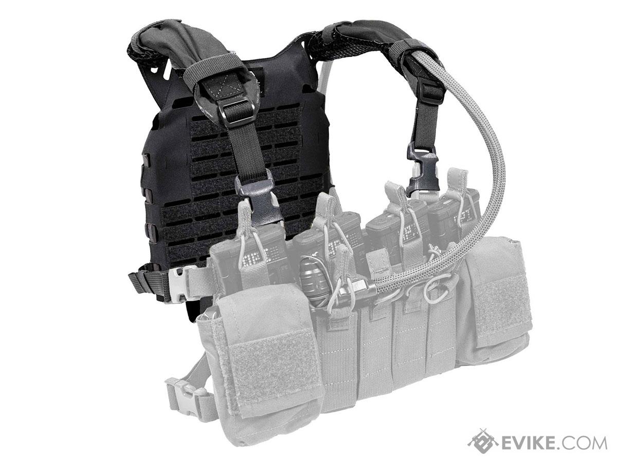 Qore Performance IcePlate EXO® CRH Chest Rig Hydration Harness (Color: Black)