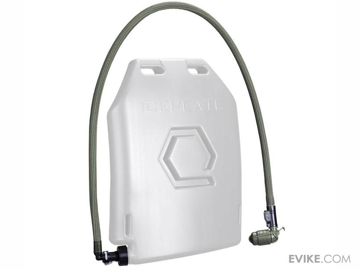 Qore Performance IcePlate Curve ESAPI-Shaped Cooling and Hydration for Plate Carriers (Color: Frost)