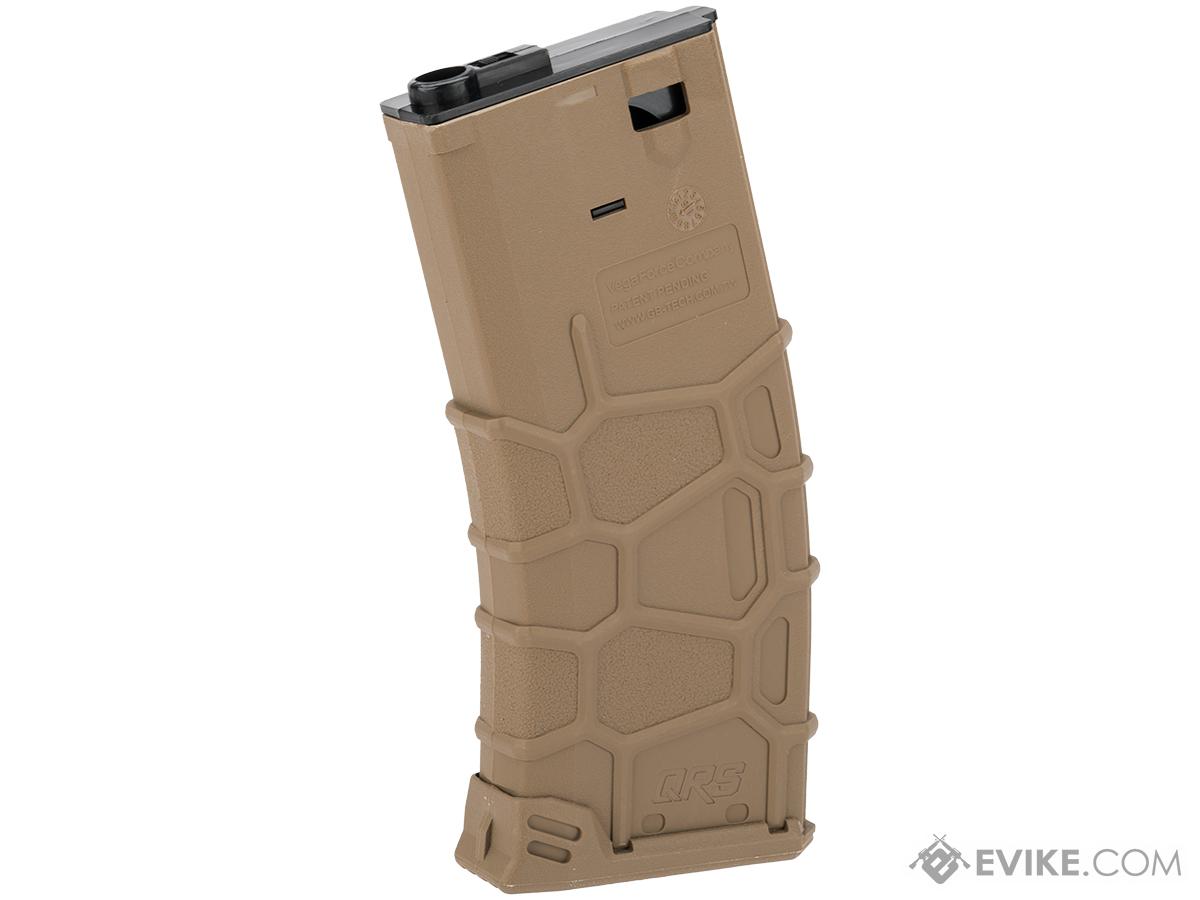 VFC QRS Polymer Magazine for M4/M16 Series Airsoft AEGs (Type: 120rd Mid-Cap / Dark Earth)