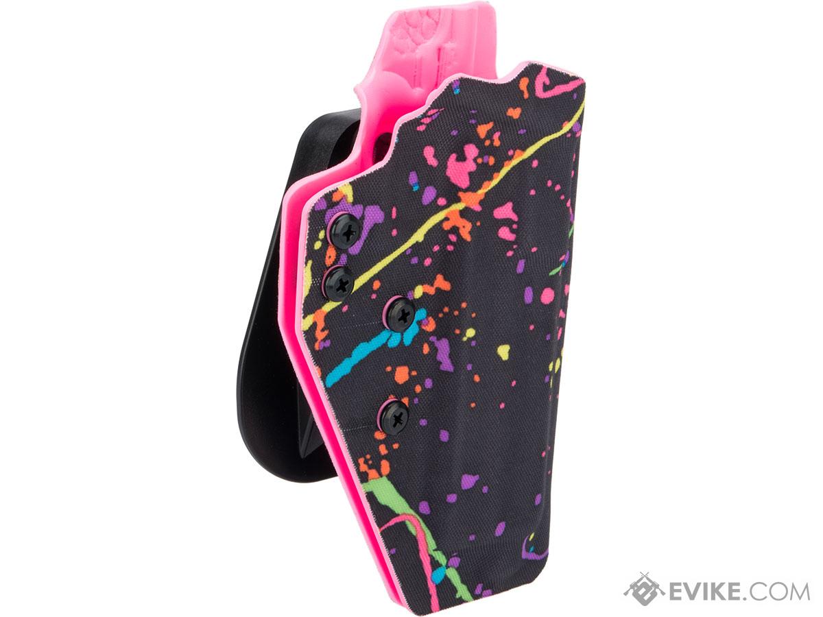 QVO Tactical Secondary OWB Kydex Holster for EMG 2011 / Hi-CAPA Series (Color: Limited Edition Splatter)