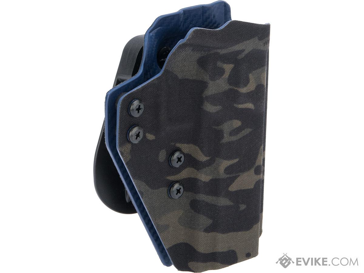 QVO Tactical Secondary OWB Kydex Holster for SIG Sauer M17 Series (Color: Multicam Black)