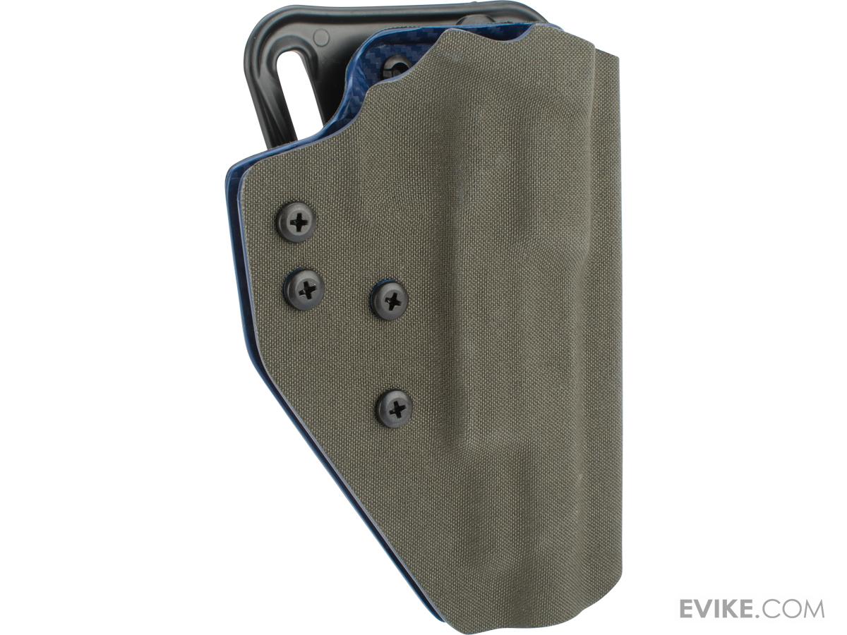 QVO Tactical Secondary OWB Kydex Holster for EMG 2011 / Hi-CAPA Series (Color: Ranger Green)