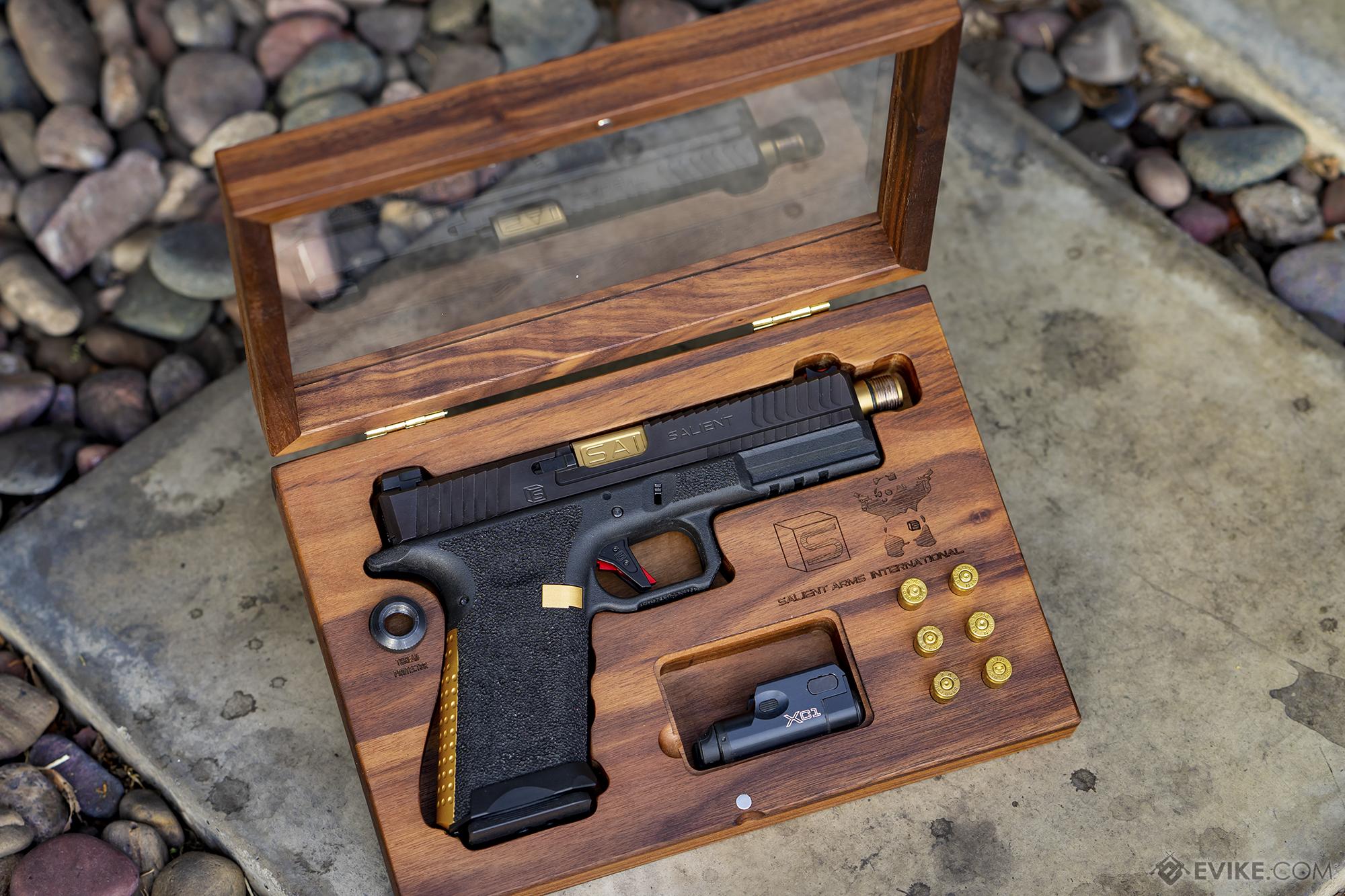 RATech Wooden Display Case for SAI BLU Pistols, Tactical Gear/Apparel