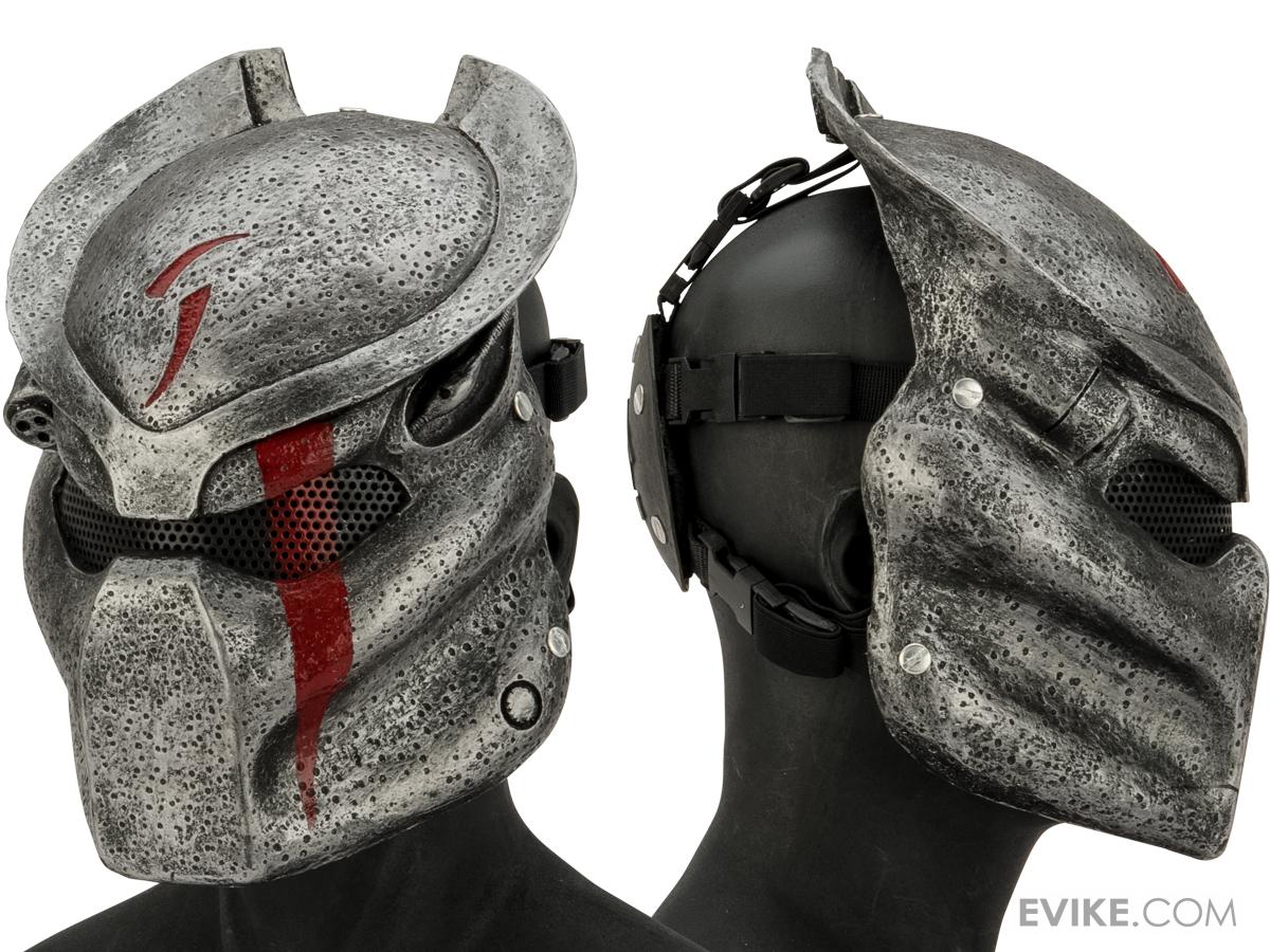 RCustom Fiberglass Wire Mesh "Predator Scar Type 2" Mask