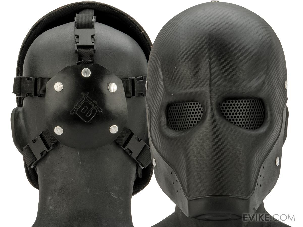 RCustom Fiberglass Wire Mesh Airsoft Army Mask Carbon