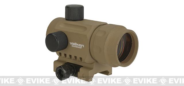 V-Tactical 1x20mm Micro Red Dot Sight by Valken (Color: Tan)