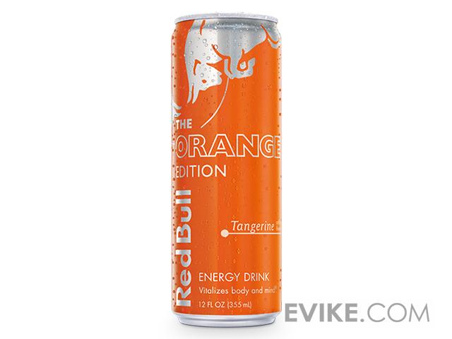 Red Bull Energy Drink (Model: Orange Edition / 12oz)