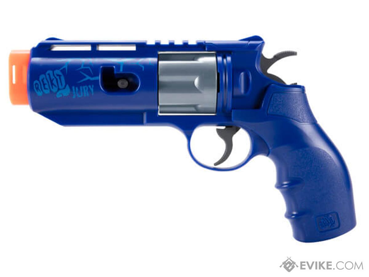 Umarex REKT Jury CO2 Powered Foam Dart Revolver (Color Blue), MORE