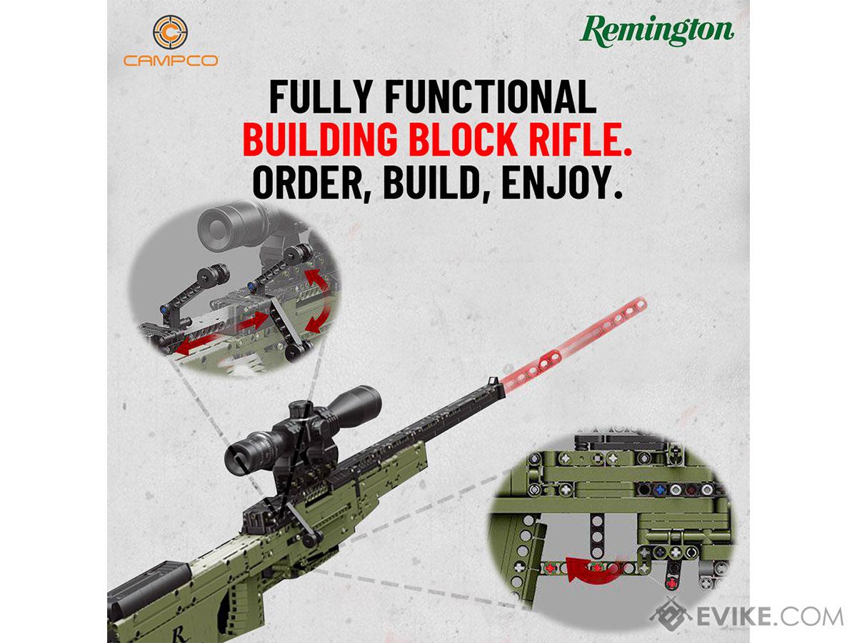  CampCo Sniper Rifle Gun Building Blocks Blaster Kit, like Lego  & NERF, 14+ yrs & Adults, 1491 pcs 3D, Simulation Weapon Toy, DIY,  Mechanical Model Kit : Toys & Games