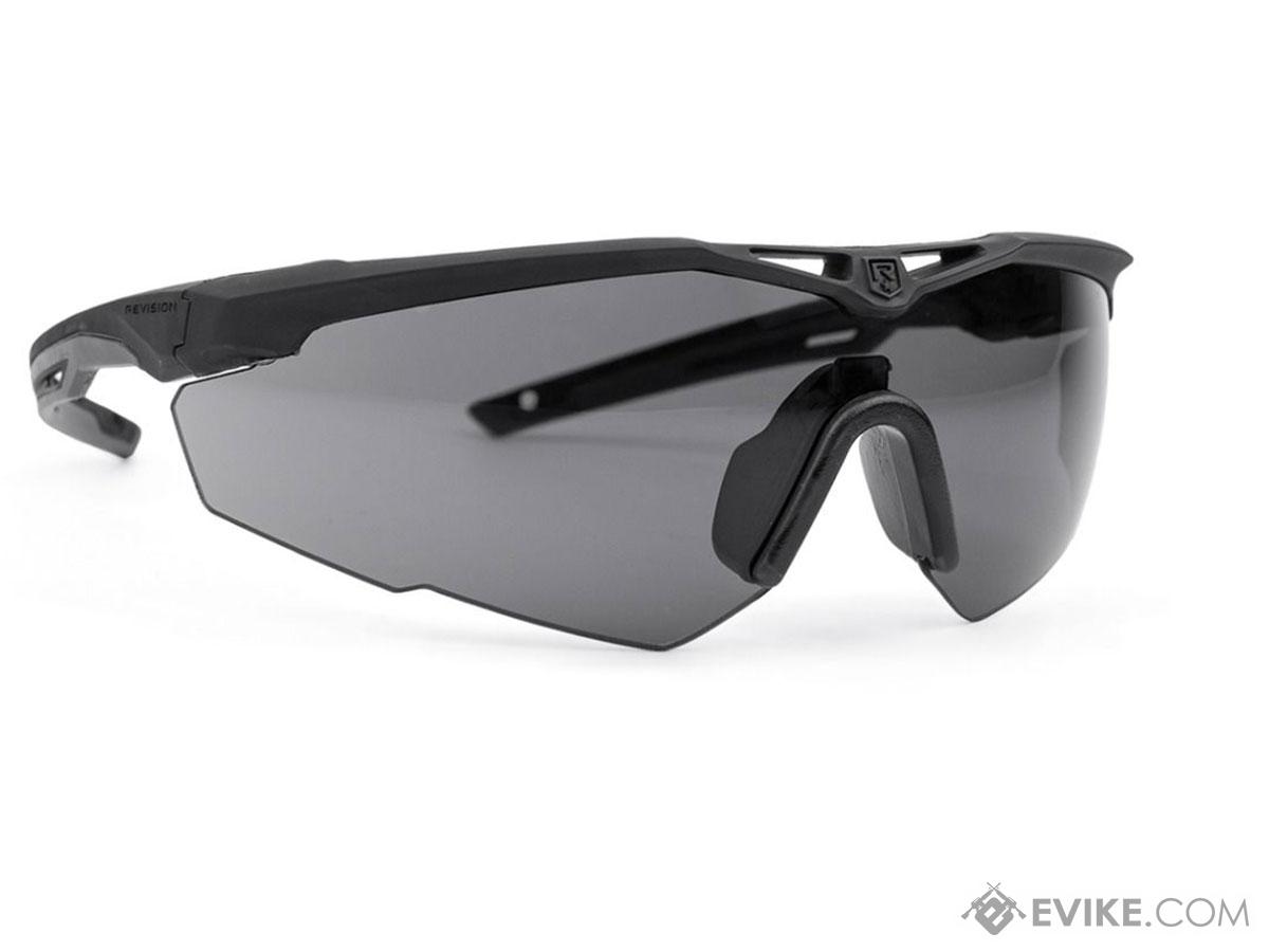 Revision Stingerhawk Basic Ballistic Eyewear Kit (Type: Black Frame / Smoke Lens)