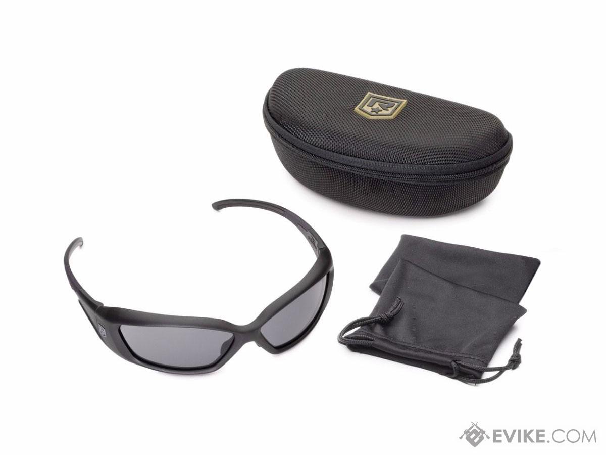 Revision Hellfly Ballistic Sunglasses (Color: Black Frame / Smoke Lens)