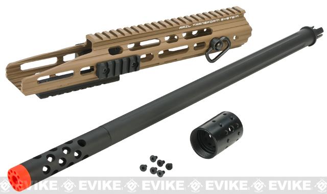 APS Guardian RIS Handguard Conversion Kit for M4 / M16 Series Airsoft AEG Rifles (Color: Dark Earth)