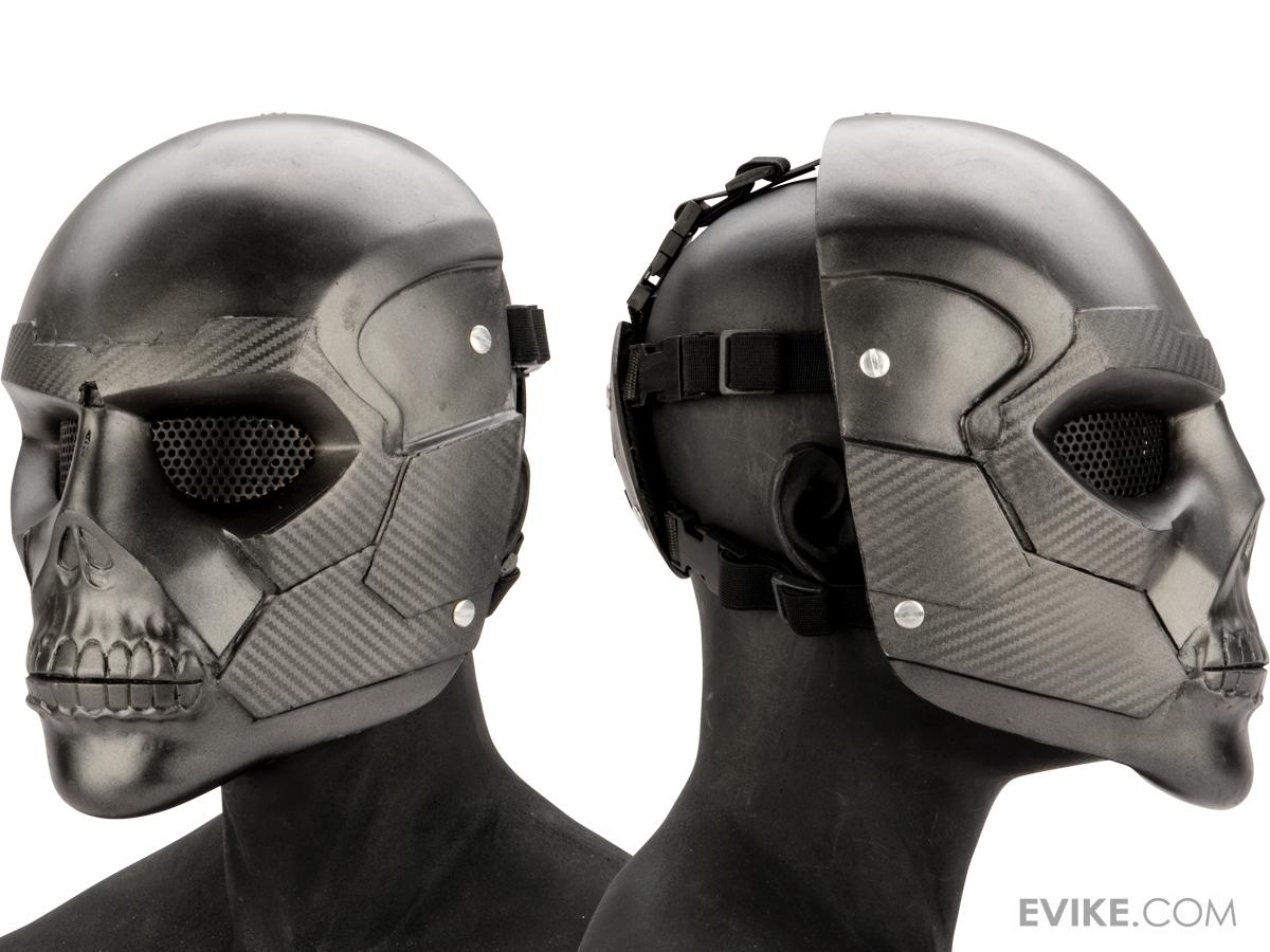 RCustom Luden Fiberglass Mask (Color Carbon Fiber / Wire