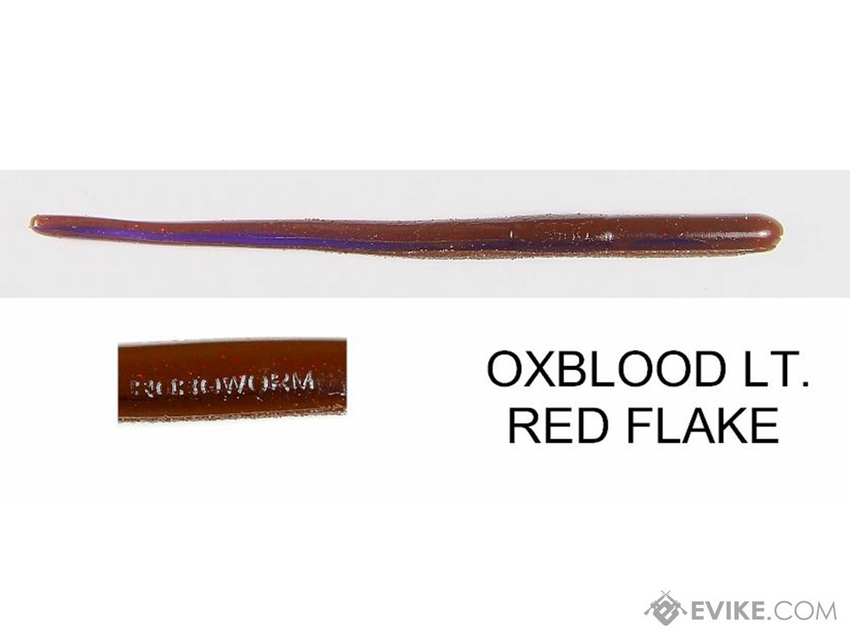 Roboworm 4 .5 Straight Tail Worm (Model: Oxblood Light Red Flake), MORE,  Fishing, Jigs & Lures -  Airsoft Superstore