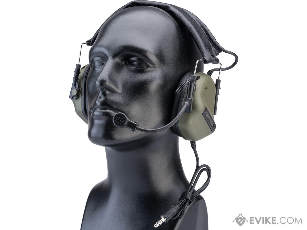Roger-Tech EVO409 Ultimate Edition Bluetooth Electronic Communications Headset (Color: Olive Drab)