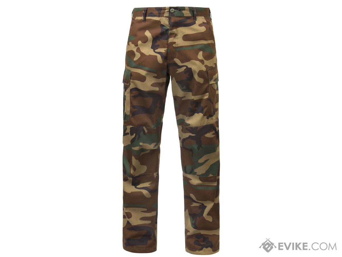 Rothco Relaxed Fit Zipper Fly BDU Pants (Color: Woodland / X-Large ...