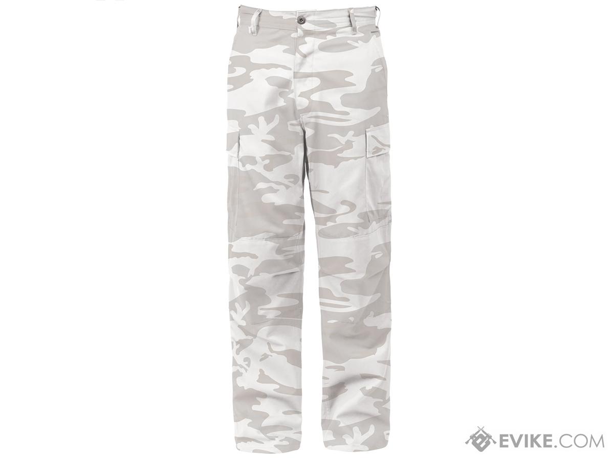 Rothco Camo Tactical BDU Pants (Color: White Camo / Medium)