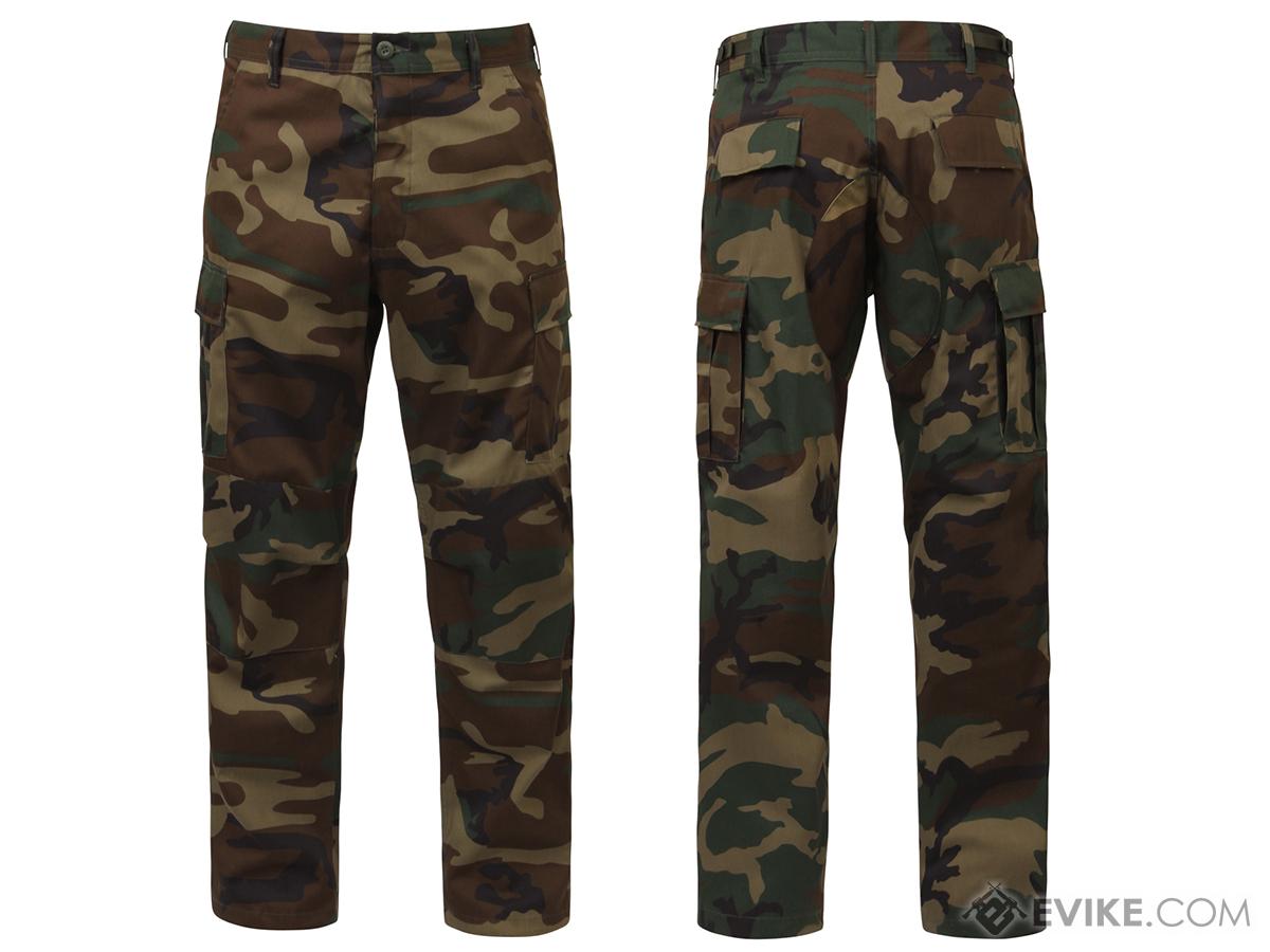 Rothco Camo Tactical BDU Pants (Color: Woodland / Medium)