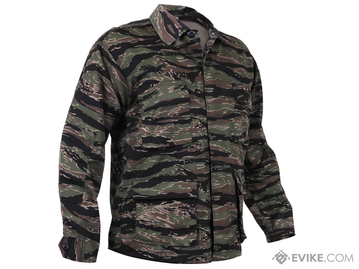 Rothco Poly Cotton Twill BDU Shirt (Color: Tiger Stripe / Large), Tactical  Gear/Apparel, Combat Uniforms -  Airsoft Superstore