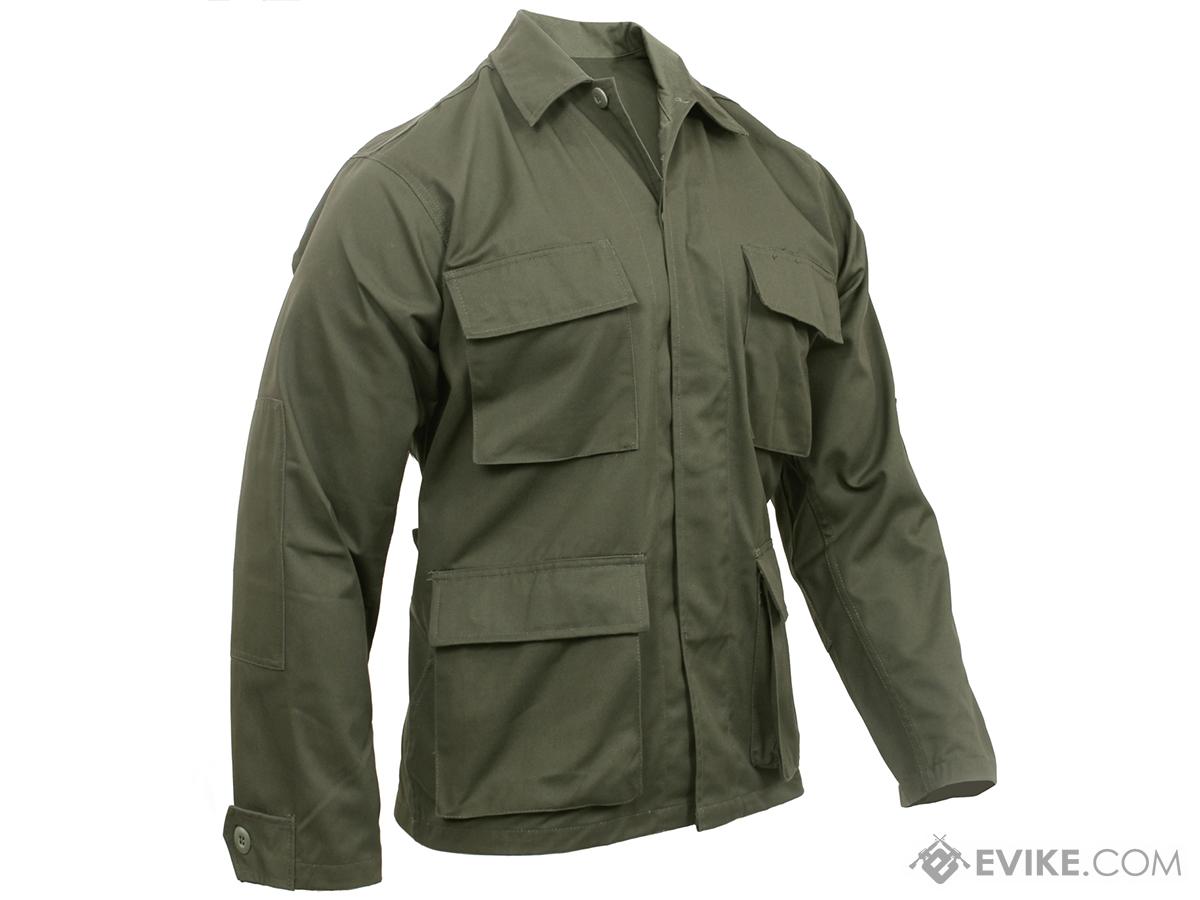 Rothco Poly Cotton Twill BDU Shirt (Color: OD Green / Large)
