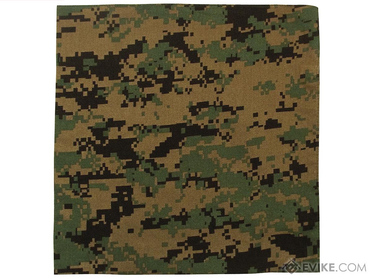 Rothco Military Tactical Combat Bandana (Color: Digital Woodland)