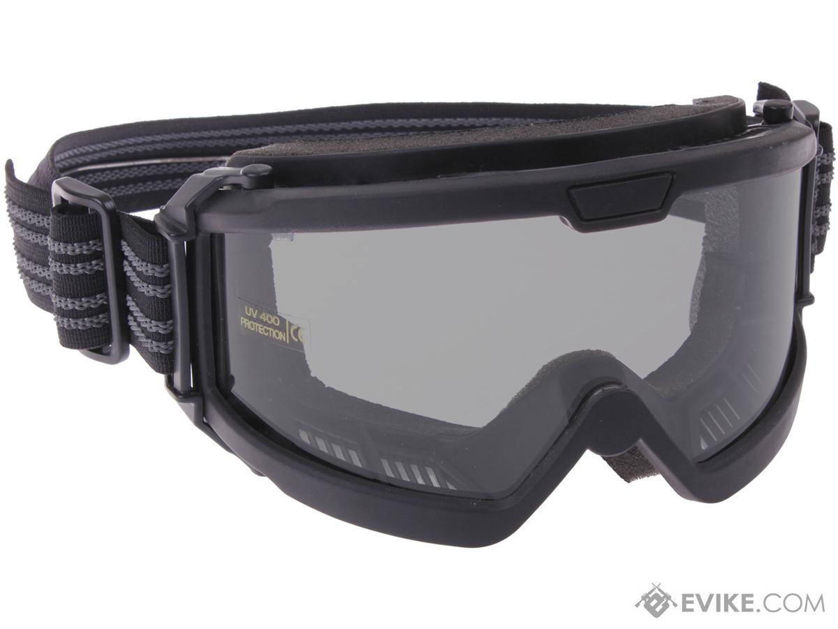 Rothco OTG (Over the Glasses) ANSI Rated / Mil-Spec Ballistic Goggles (Color: Black / Smoke Lens)