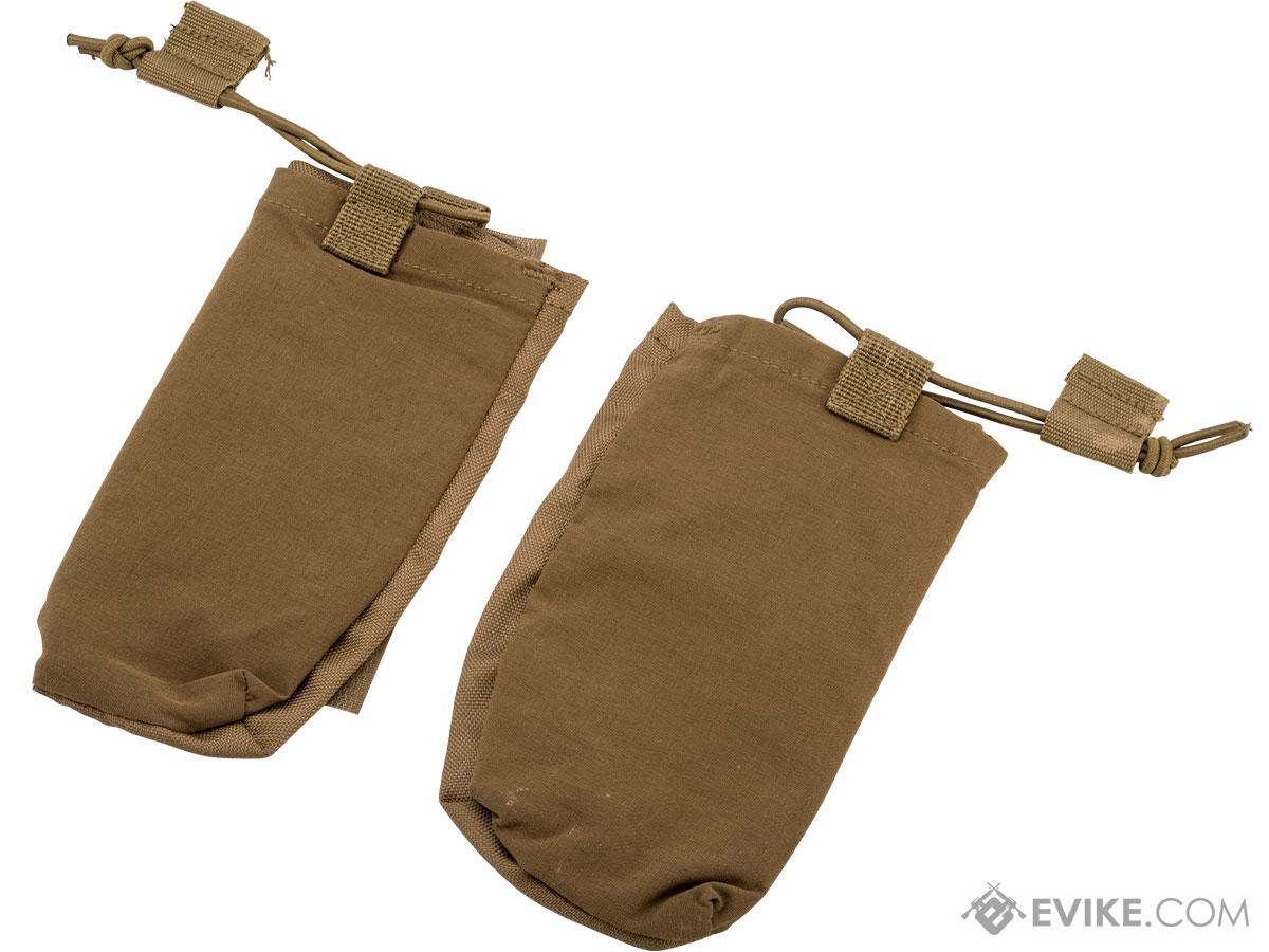 Rothco Side Radio Pouch Set (Color: Coyote Brown)