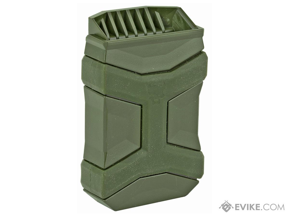 Pitbull Tactical Universal Magazine Carrier Gen 2 for 9mm to 45ACP Single and Double Stack Magazines (Color: OD Green)