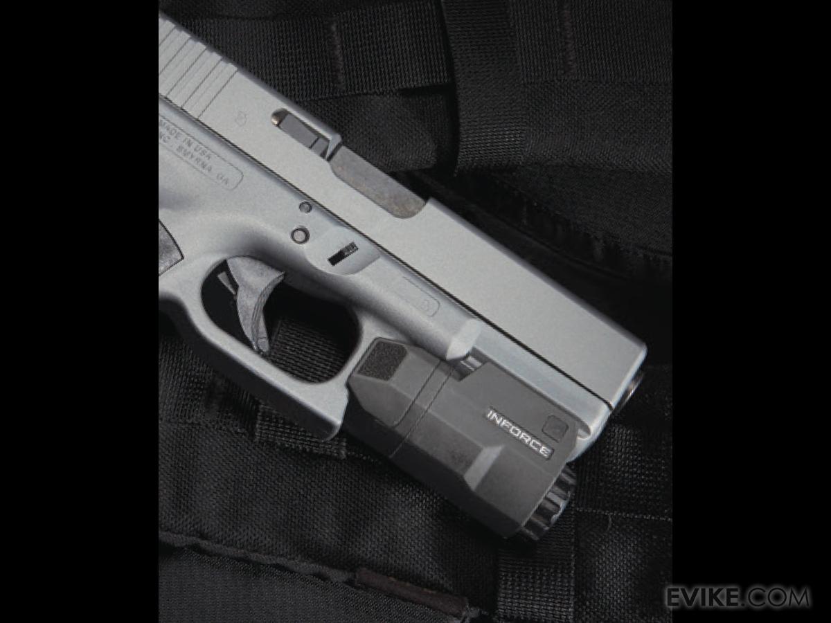 INFORCE APLc 200 Lumen Weapon Light for Glock Pistols (Color Black