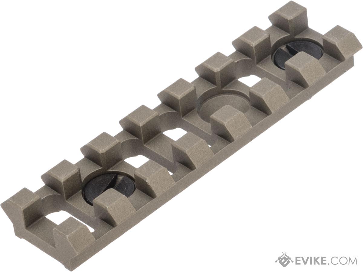 Raptor TWI B-2U Rail Piece for B-Series Modular AK Handguards (Color: Tan / 7 Slot)