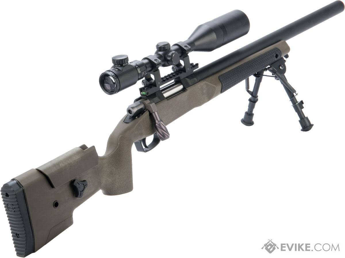 Maple Leaf MLC 338 Bolt Action Airsoft Sniper Rifle (Color: OD Green ...