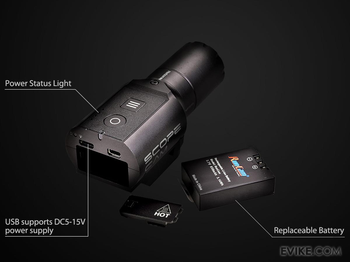 RunCam Scope Cam Airsoft Action Camera (Type: 35mm Lens), Tactical Gear ...
