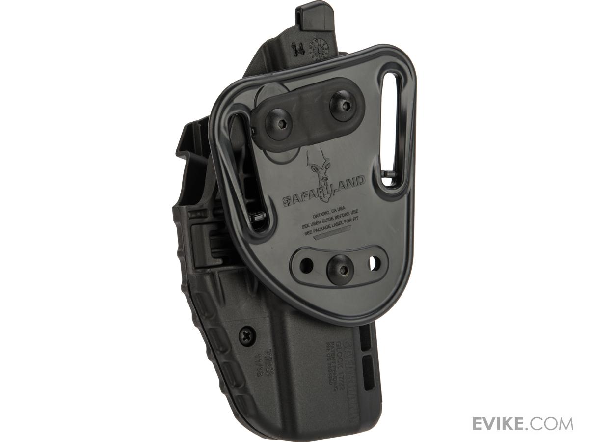 Safariland 7377 7TS ALS Concealment Belt Slide Holster (Model Glock 17, 22 / Black / Left Hand