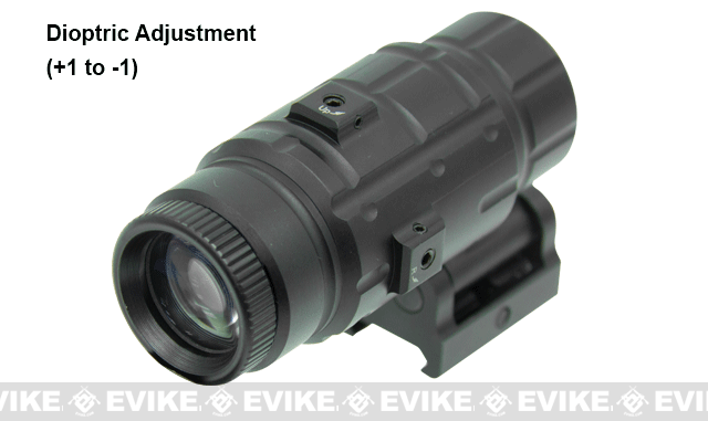 UTG 3X Magnifier with Innovative Flip to side Quick Detach Picatinny  