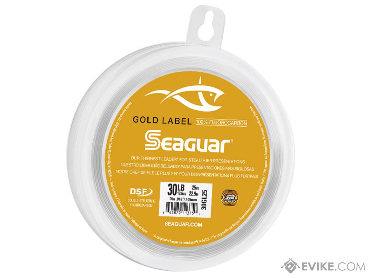 Seaguar Gold Label 100% Fluorocarbon Leader Material (Model: 25yd / 8lb)