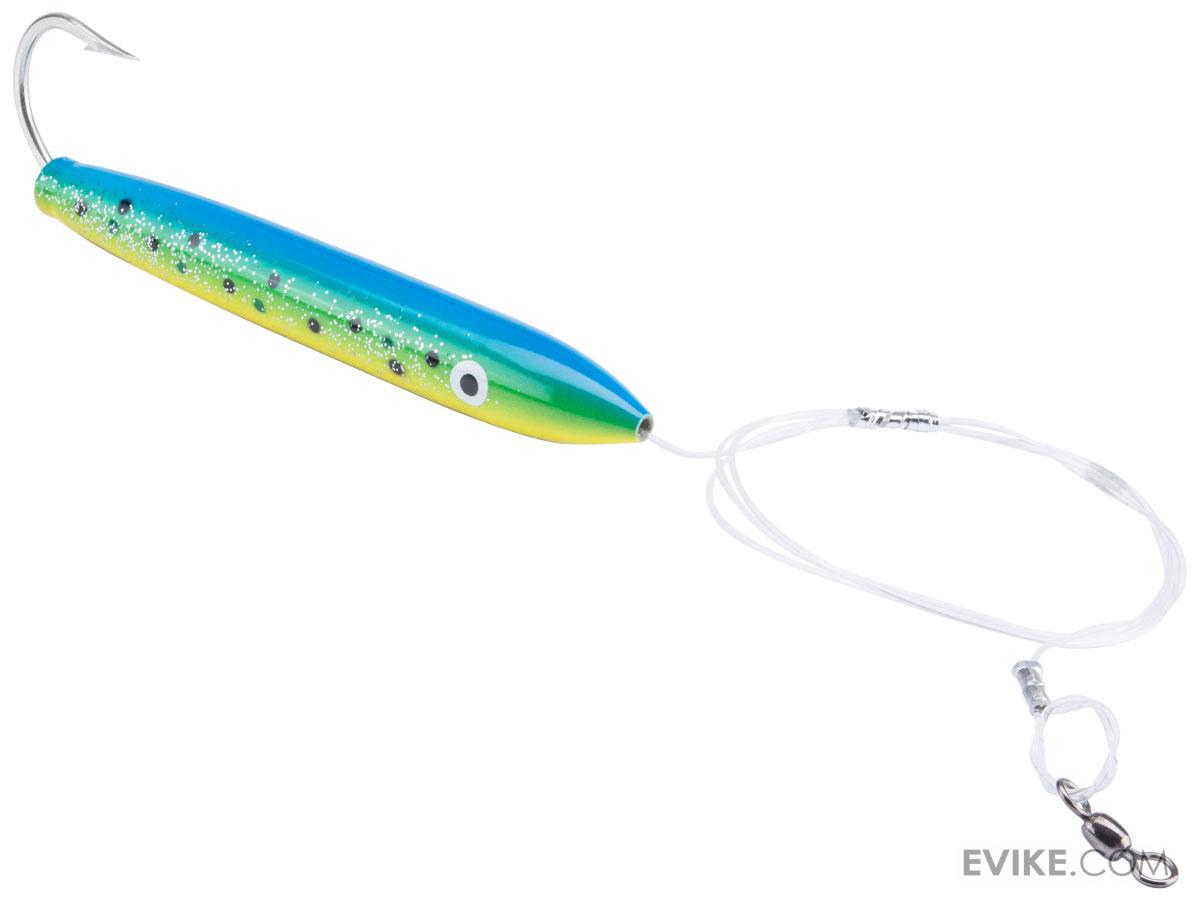 Sea Striker Cedar Plug Fishing Lure (Style BlueGreen / 6" West Coast