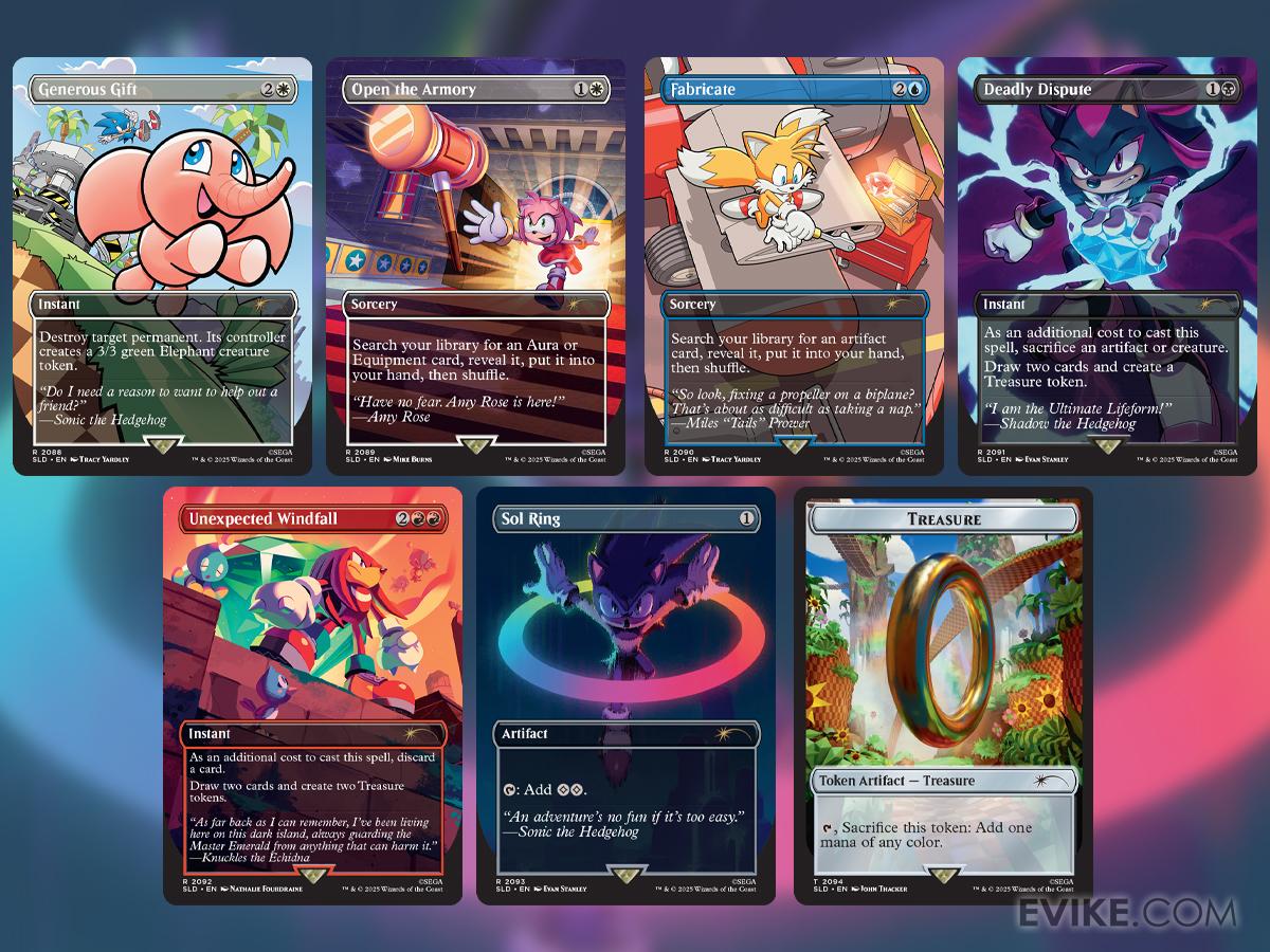 Magic: The Gathering Secret Lair x Sonic: Chasing Adventure (Model