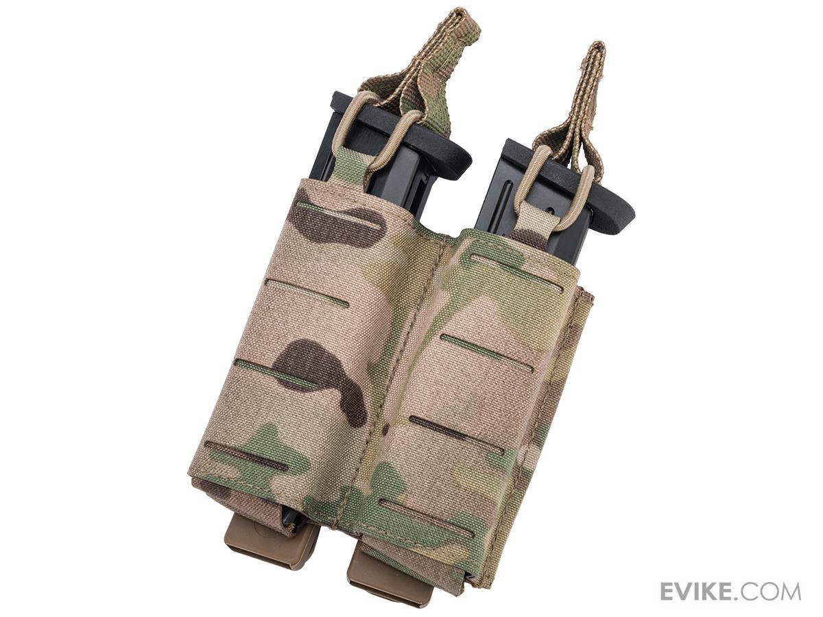 Sentry Staggered Column Double Pistol Magazine Pouch (Color Multicam