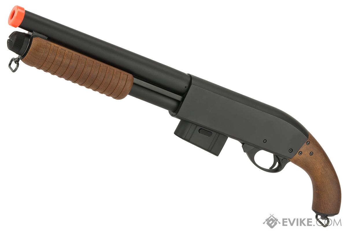 A&K Sawed Off M870 Type Full Metal 400 FPS Airsoft Training Shotgun (Version: Imitation Wood)