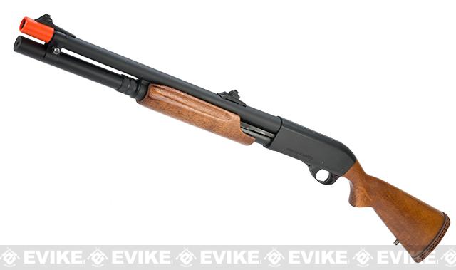 Bone Yard - APS or Dominator CAM870 Shell Ejecting Tactical Pump Action Gas Airsoft Shotgun (Store Display, Non-Working Or Refurbished Models)