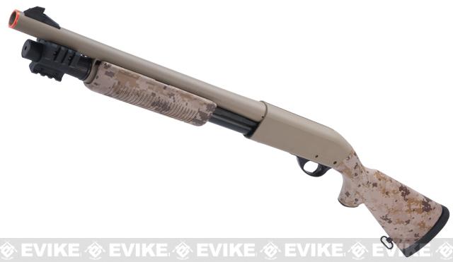 Maruzen Limited Edition M870 Desert Recon Shell Ejecting