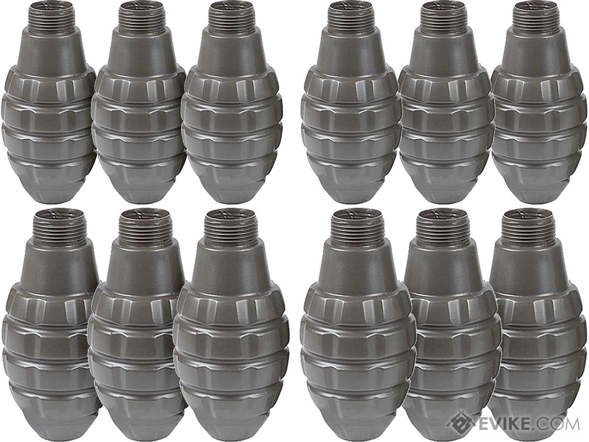 APS Hakkotsu Spare Replacement Shells For Thunder B Sound Grenade (Type: Pineapple Grenade - 12 Pack)