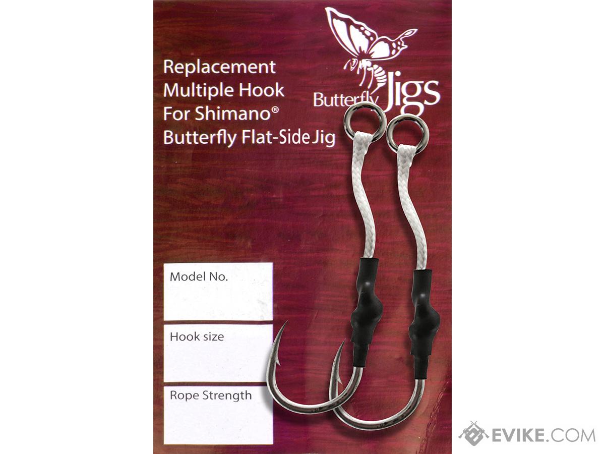 Shimano Butterfly Flat Side Jig Spare Hooks (Hook: 9/0), MORE, Fishing,  Hooks & Weights -  Airsoft Superstore