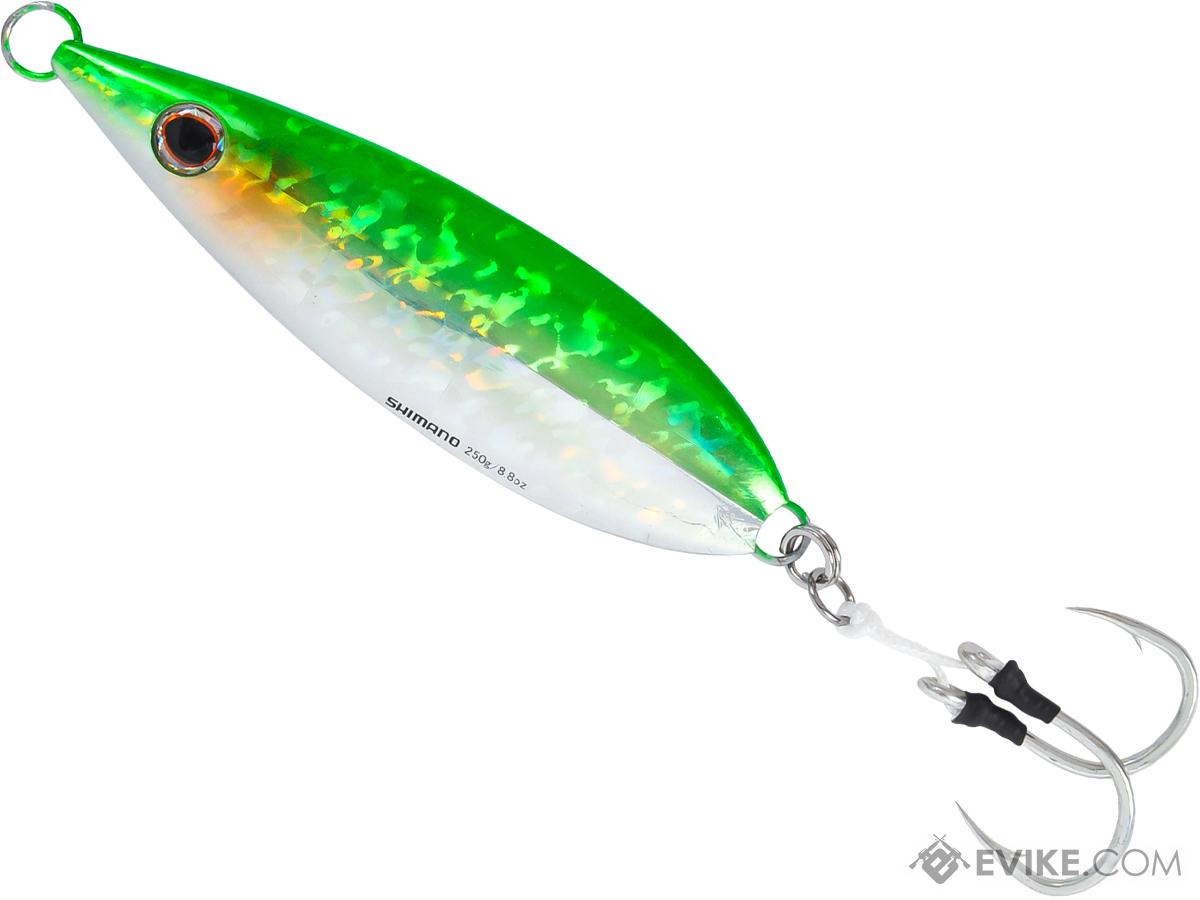 Shimano Butterfly Flat Fall Jig (Color: Green Silver / 200g)