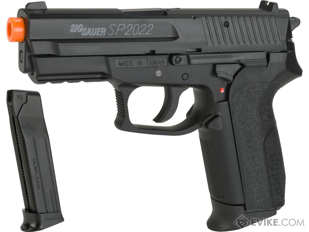 Swiss Arms Licensed SIG Sauer SP2022 CO2 Airsoft Gas Non-Blowback Pistol by KWC (Model: Reload Package)