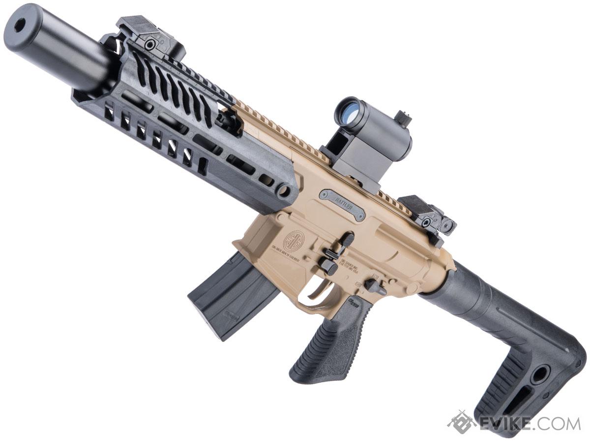 SIG Sauer MCX Rattler Canebrake Co2 Powered .177 cal Semi-Automatic Airgun (Color: Two Tone FDE-Black)