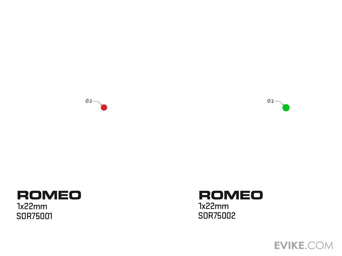 SIG Sauer ROMEO7S 1x22 Compact Dot Sight (Model: Red Dot), Accessories &  Parts, Scopes & Optics, Red Dot Sights - Evike.com Airsoft Superstore