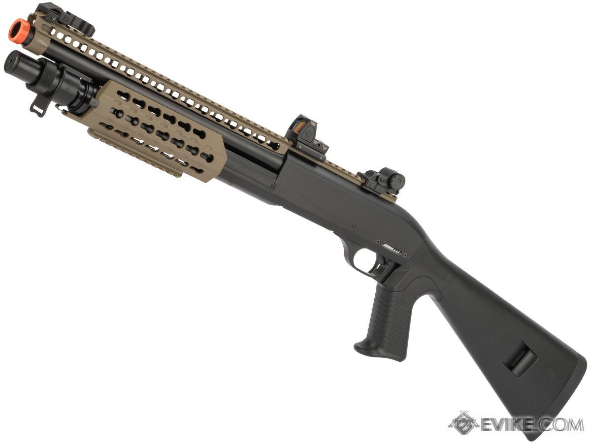 Secutor Arms Velites Spring Powered Airsoft Tri-Shot Shotgun (Model: S-XI / Tan)
